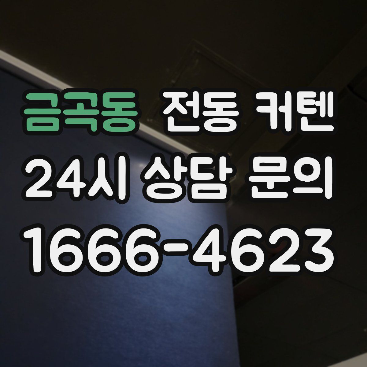 금곡동 전동 커텐