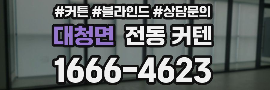 대청면 전동 커텐