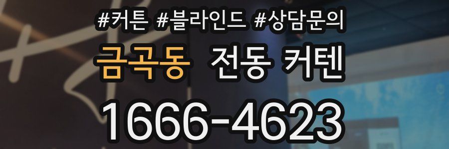 금곡동 전동 커텐