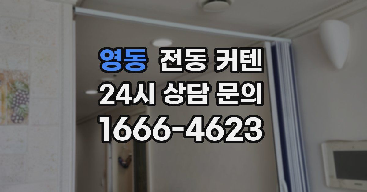 영동 전동 커텐