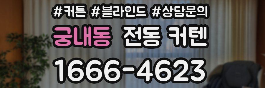 궁내동 전동 커텐