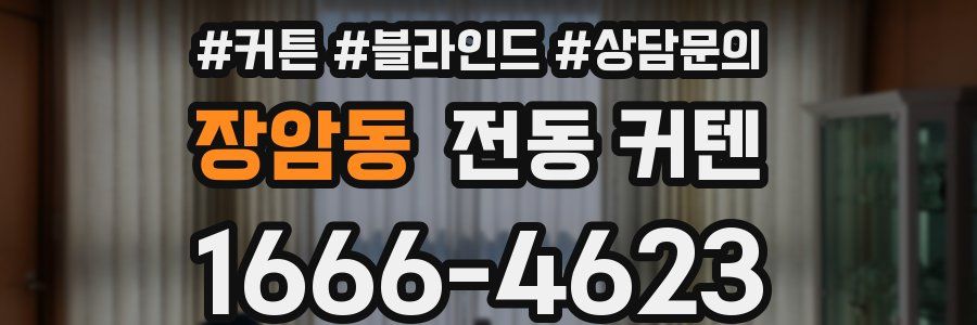 장암동 전동 커텐