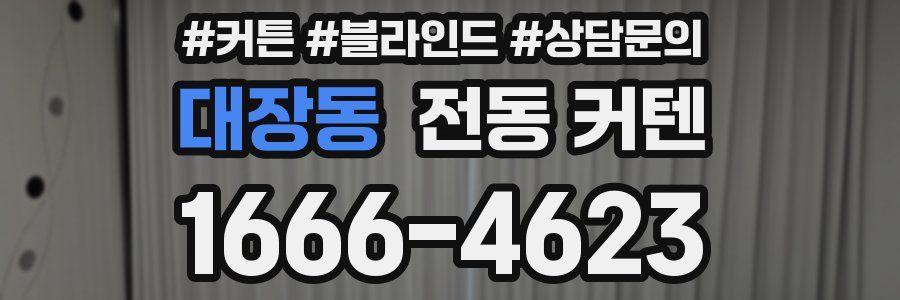 대장동 전동 커텐