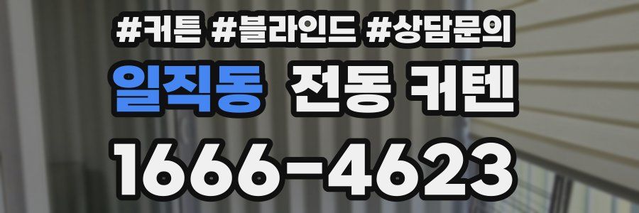 일직동 전동 커텐