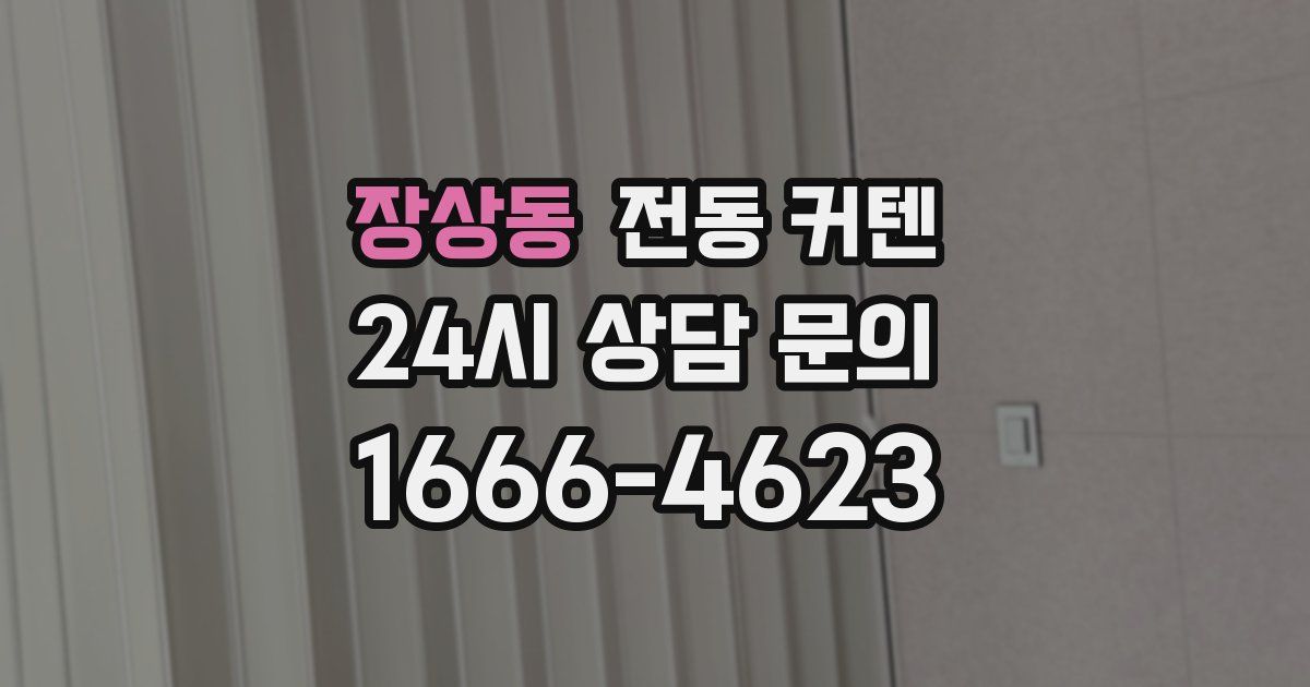 장상동 전동 커텐