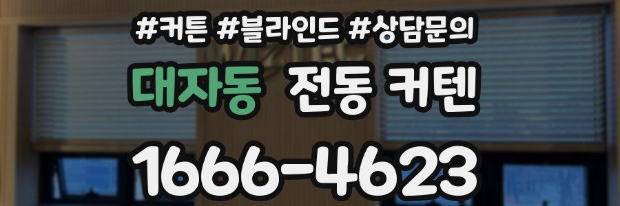 대자동 전동 커텐