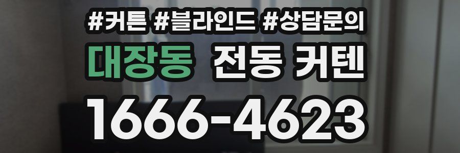대장동 전동 커텐