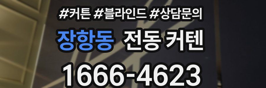 장항동 전동 커텐