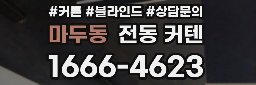 마두동 전동 커텐
