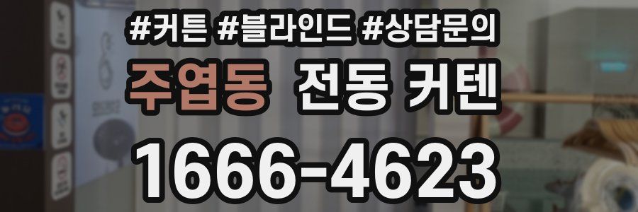 주엽동 전동 커텐
