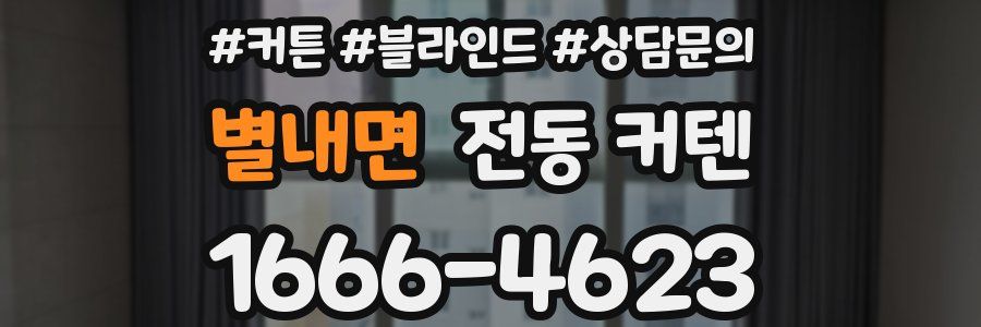 별내면 전동 커텐