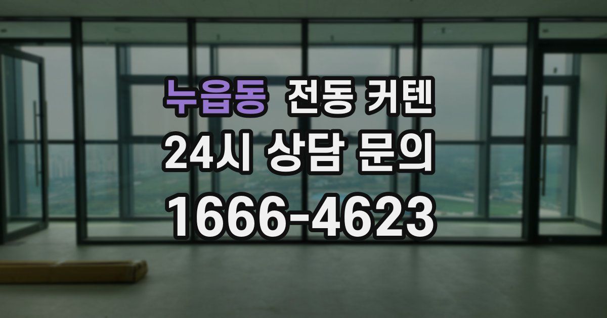 누읍동 전동 커텐