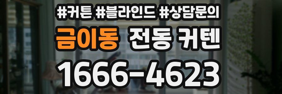금이동 전동 커텐