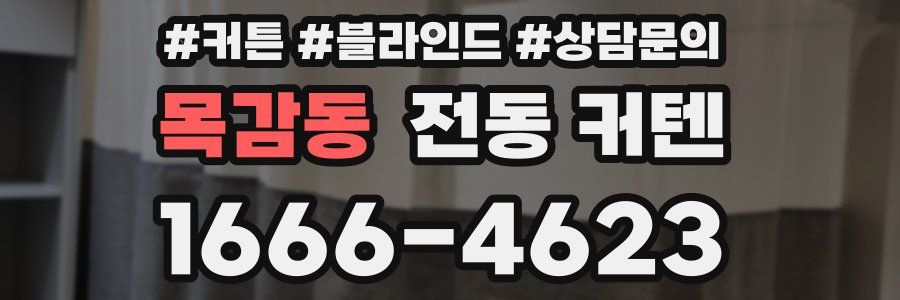 목감동 전동 커텐