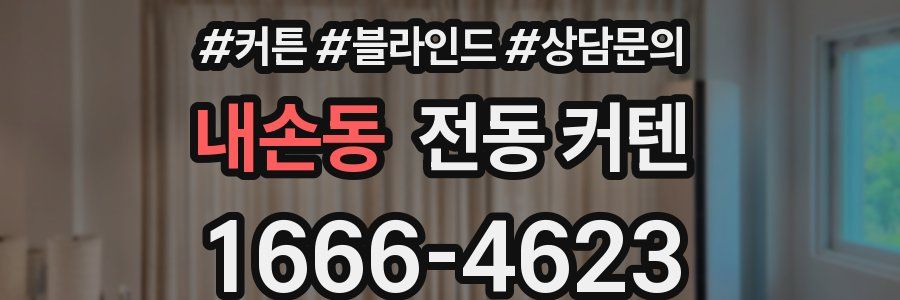내손동 전동 커텐
