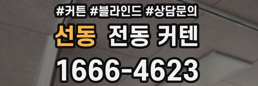 선동 전동 커텐