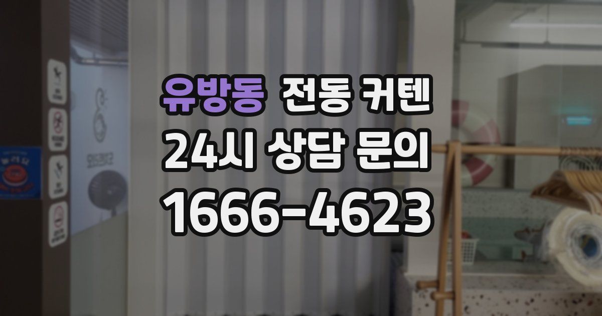 유방동 전동 커텐