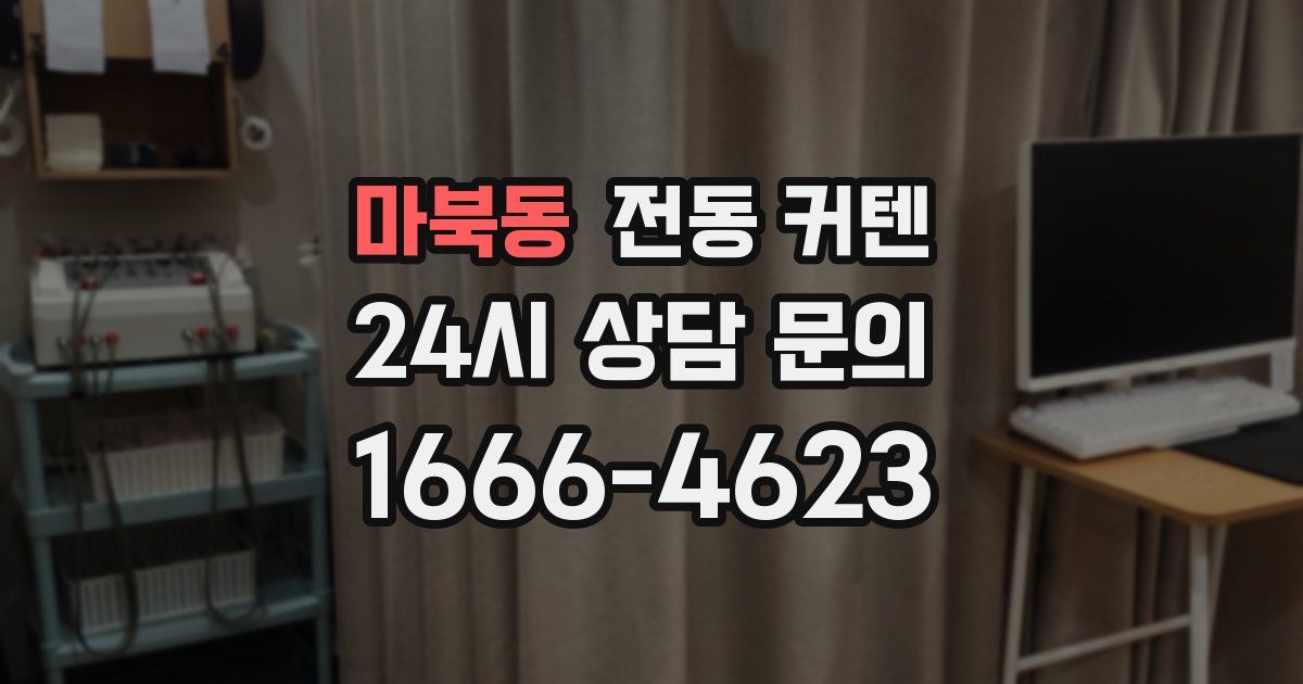 마북동 전동 커텐