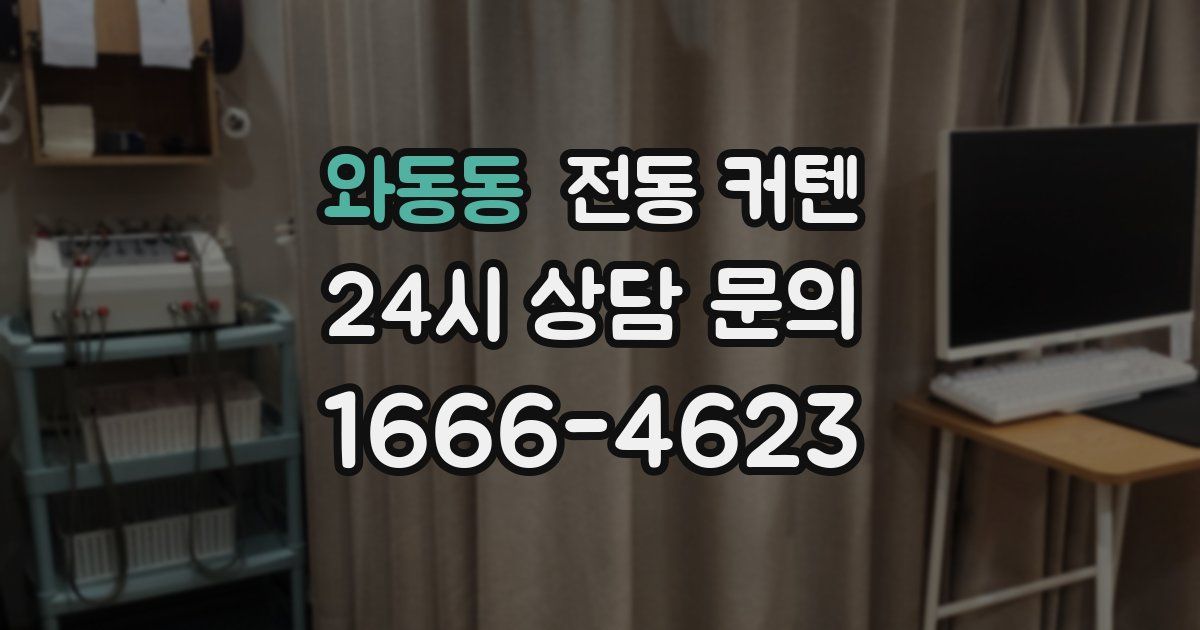 와동동 전동 커텐