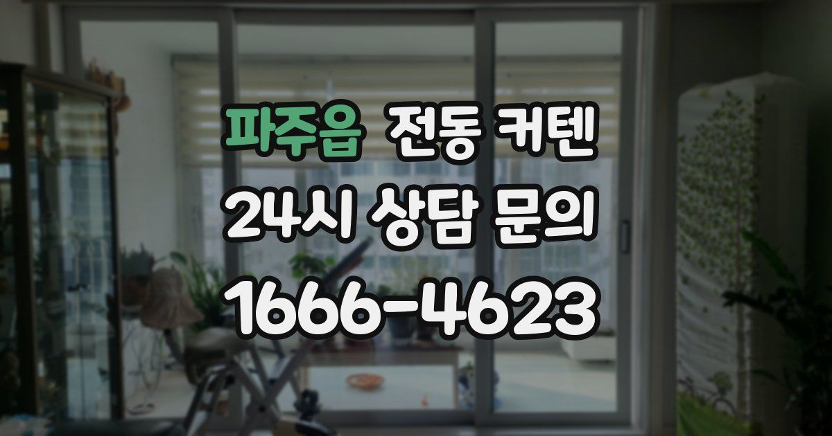 파주읍 전동 커텐