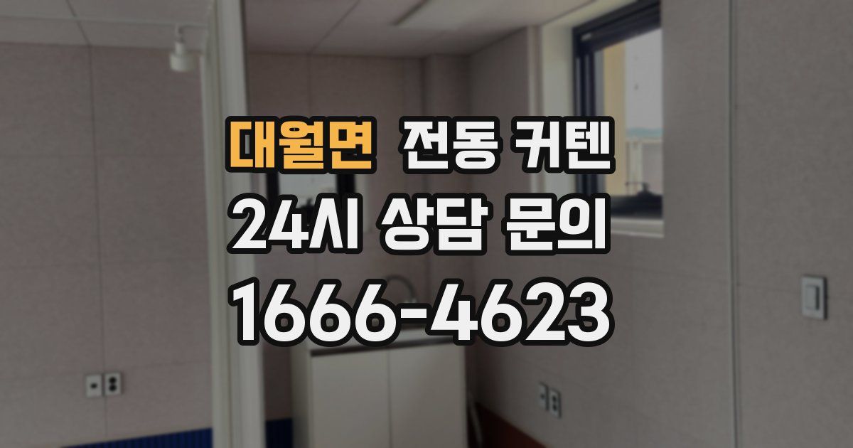 대월면 전동 커텐