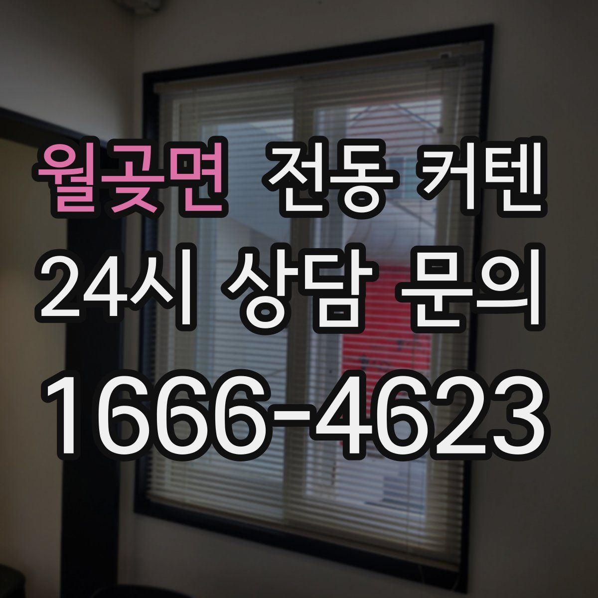 월곶면 전동 커텐
