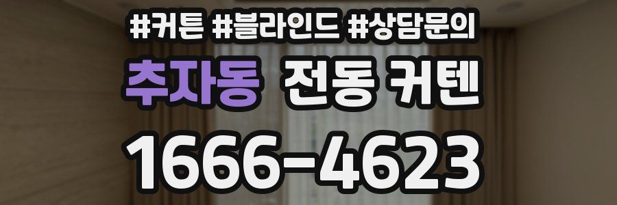 추자동 전동 커텐
