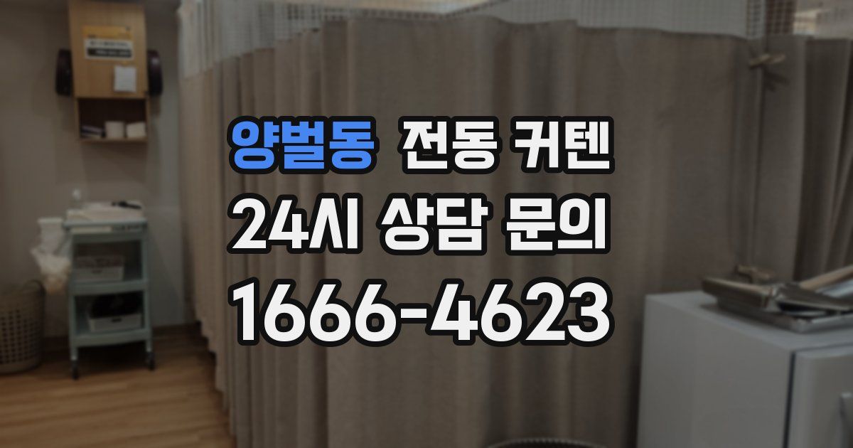 양벌동 전동 커텐