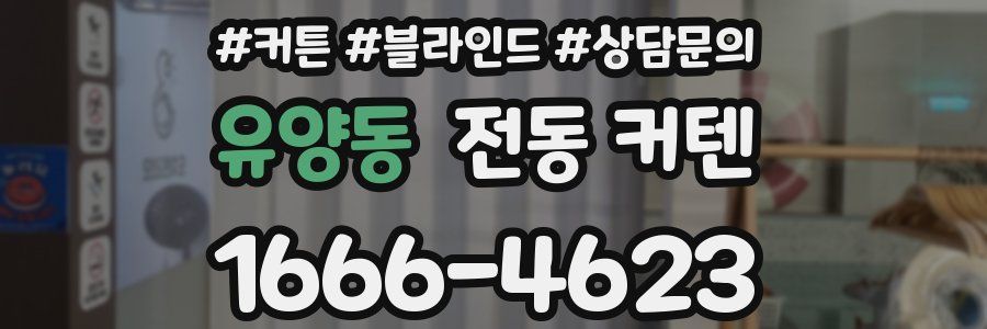 유양동 전동 커텐