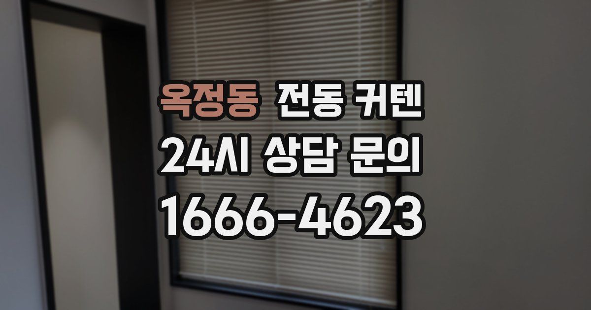 옥정동 전동 커텐