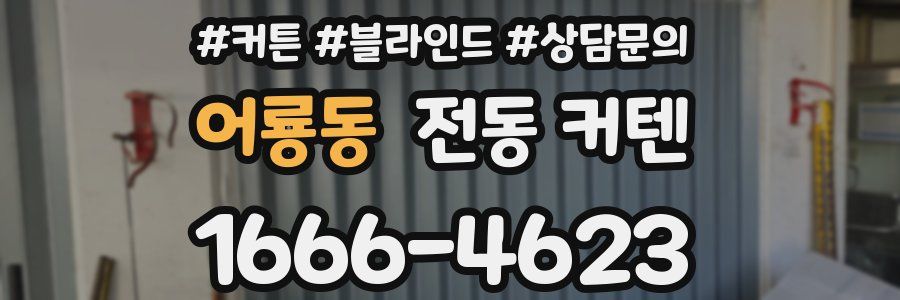어룡동 전동 커텐