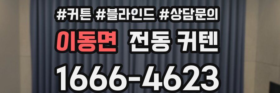 이동면 전동 커텐