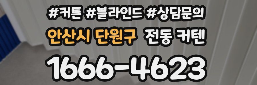 안산시 단원구 전동 커텐