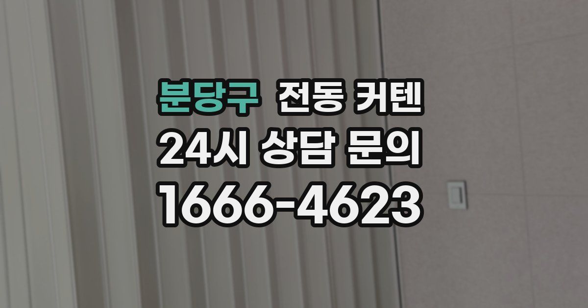분당구 전동 커텐