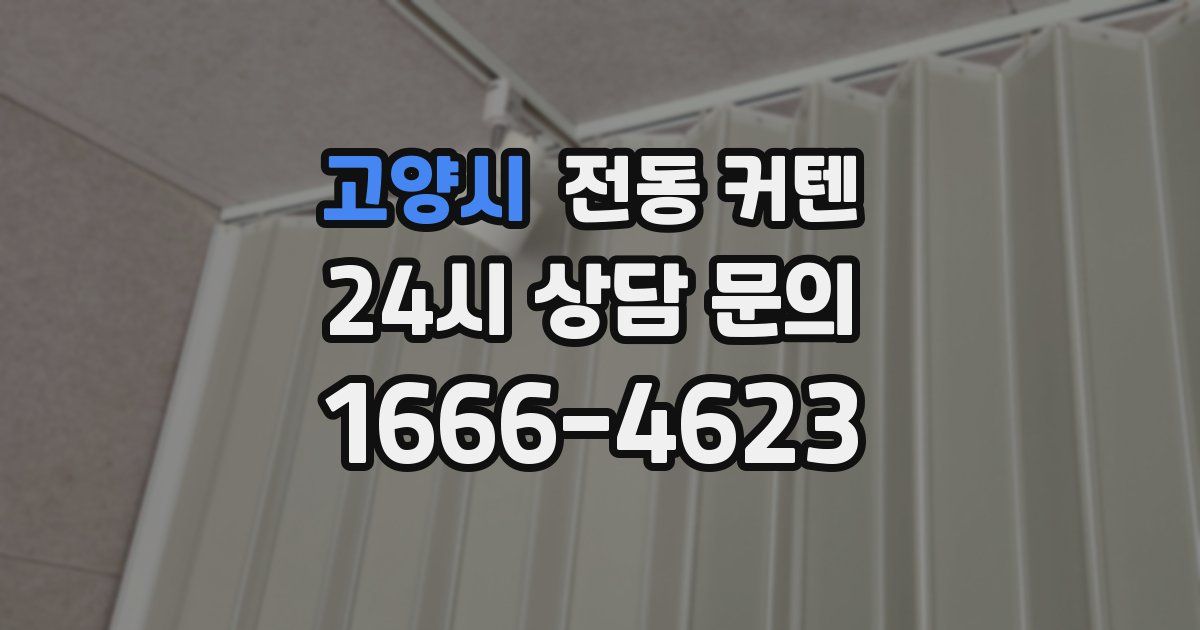 고양시 전동 커텐