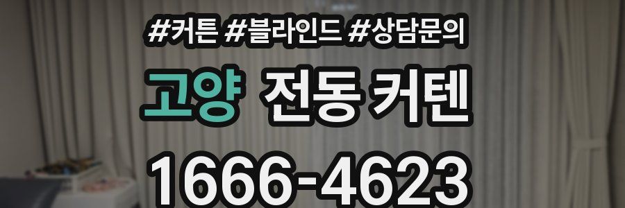 고양 전동 커텐