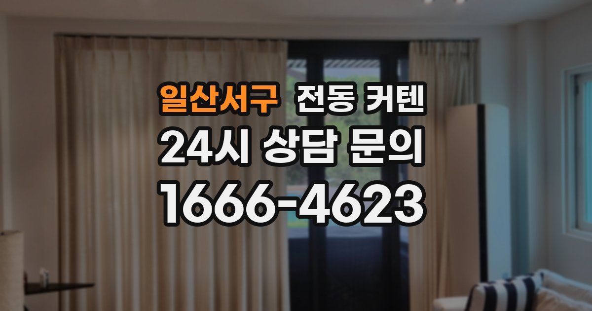 일산서구 전동 커텐