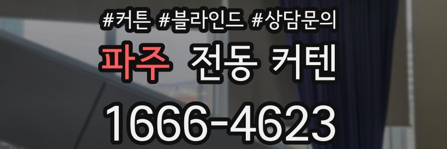 파주 전동 커텐