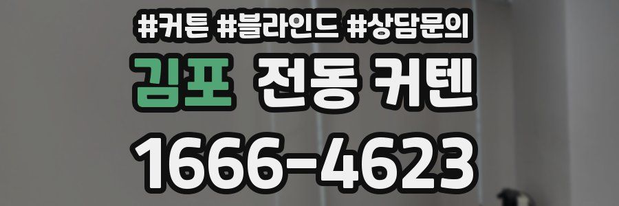 김포 전동 커텐