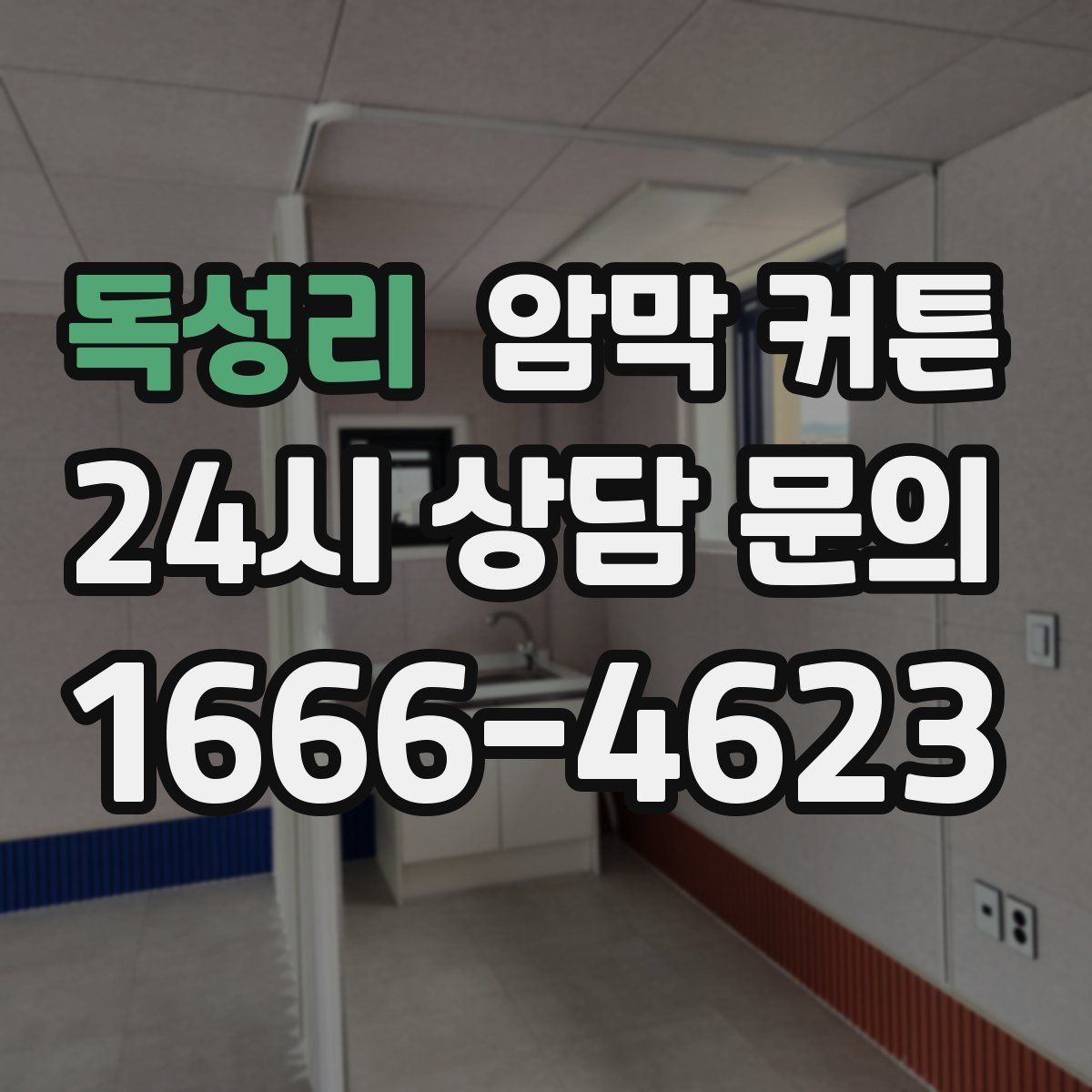 독성리 암막 커튼
