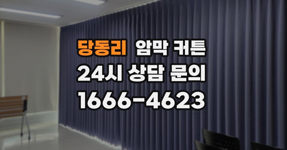 당동리 암막 커튼