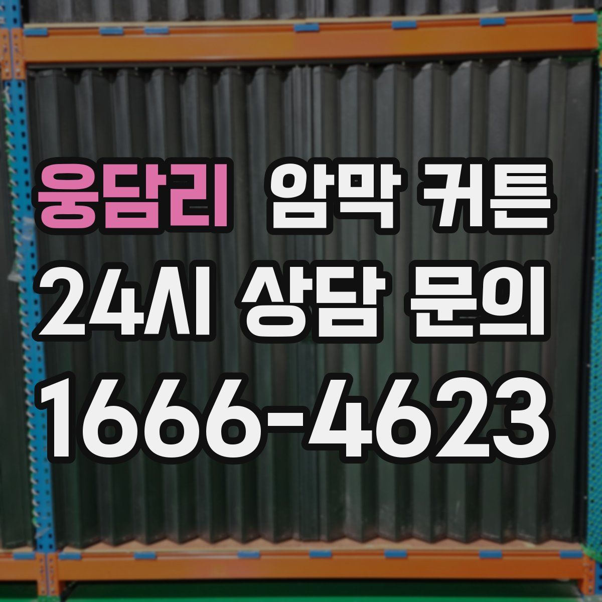 웅담리 암막 커튼