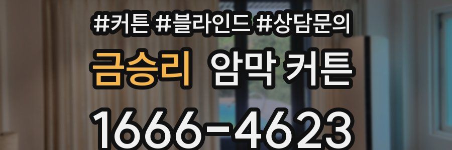 금승리 암막 커튼