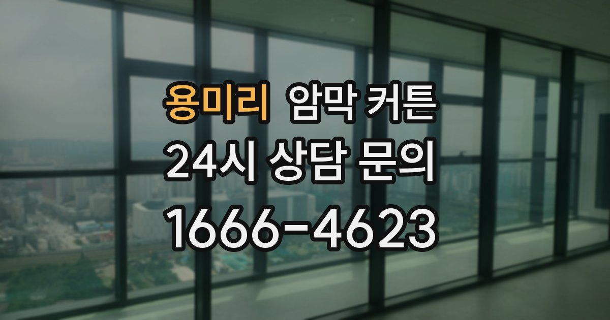 용미리 암막 커튼