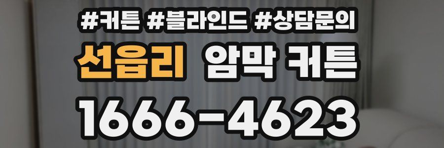 선읍리 암막 커튼