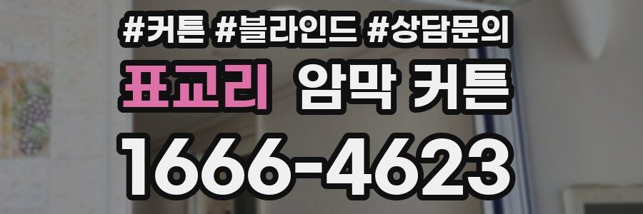 표교리 암막 커튼
