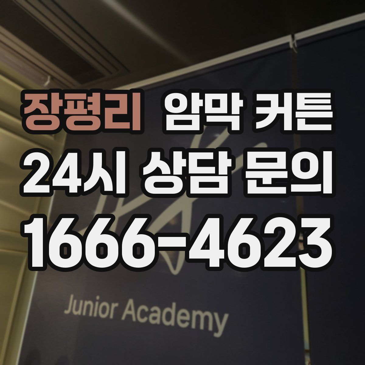 장평리 암막 커튼