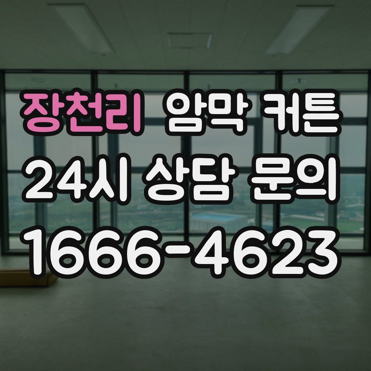장천리 암막 커튼