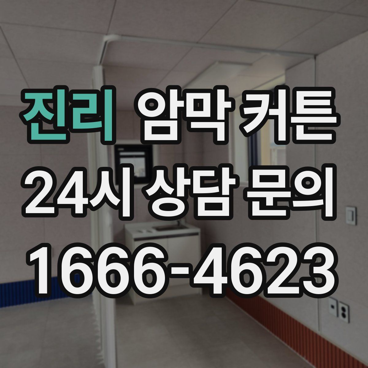 진리 암막 커튼