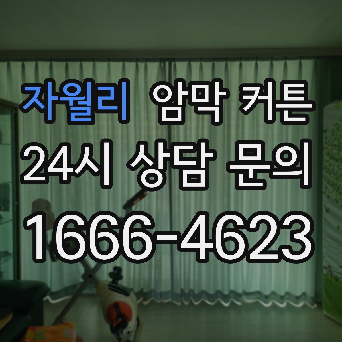자월리 암막 커튼